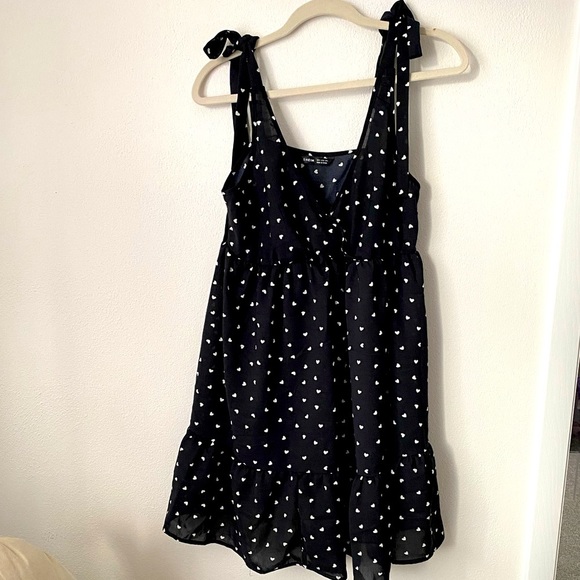 SHEIN Dresses & Skirts - Shein black maternity tie strap dress